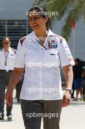 Monisha Kaltenborn (AUT) Sauber Team Principal. 05.04.2014. Formula 1 World Championship, Rd 3, Bahrain Grand Prix, Sakhir, Bahrain, Qualifying Day.