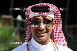 Sheikh Salman bin Isa Al-Khalifa (BRN) Chief Executive of Bahrain International Circuit. 06.04.2014. Formula 1 World Championship, Rd 3, Bahrain Grand Prix, Sakhir, Bahrain, Race Day.