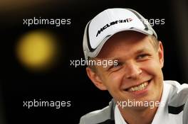 Kevin Magnussen (DEN) McLaren. 03.04.2014. Formula 1 World Championship, Rd 3, Bahrain Grand Prix, Sakhir, Bahrain, Preparation Day.