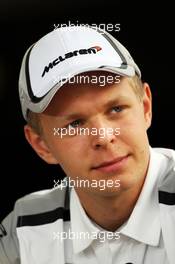 Kevin Magnussen (DEN) McLaren. 03.04.2014. Formula 1 World Championship, Rd 3, Bahrain Grand Prix, Sakhir, Bahrain, Preparation Day.