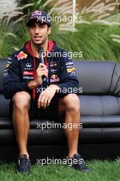 Daniel Ricciardo (AUS) Red Bull Racing. 03.04.2014. Formula 1 World Championship, Rd 3, Bahrain Grand Prix, Sakhir, Bahrain, Preparation Day.