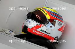 Helmet of Felipe Nasr (BRA), third driver, Williams F1 Team  07.11.2014. Formula 1 World Championship, Rd 18, Brazilian Grand Prix, Sao Paulo, Brazil, Practice Day.