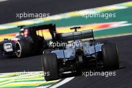 Lewis Hamilton (GBR) Mercedes AMG F1 W05. 07.11.2014. Formula 1 World Championship, Rd 18, Brazilian Grand Prix, Sao Paulo, Brazil, Practice Day.