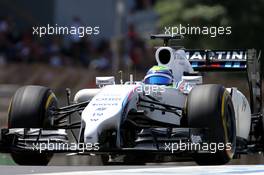 Felipe Massa (BRA), Williams F1 Team  07.11.2014. Formula 1 World Championship, Rd 18, Brazilian Grand Prix, Sao Paulo, Brazil, Practice Day.