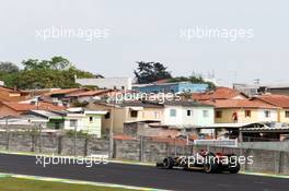 Romain Grosjean (FRA) Lotus F1 E22. 07.11.2014. Formula 1 World Championship, Rd 18, Brazilian Grand Prix, Sao Paulo, Brazil, Practice Day.