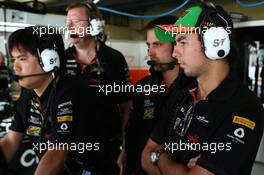 Sergio Perez (MEX) Sahara Force India F1. 07.11.2014. Formula 1 World Championship, Rd 18, Brazilian Grand Prix, Sao Paulo, Brazil, Practice Day.