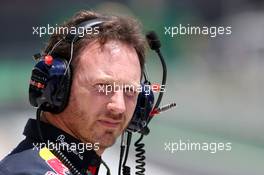Christian Horner (GBR), Red Bull Racing, Sporting Director  07.11.2014. Formula 1 World Championship, Rd 18, Brazilian Grand Prix, Sao Paulo, Brazil, Practice Day.