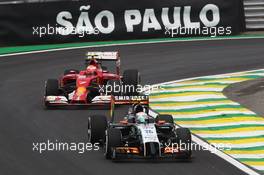 Daniel Juncadella (ESP) Sahara Force India F1 VJM07 Test and Reserve Driver. 07.11.2014. Formula 1 World Championship, Rd 18, Brazilian Grand Prix, Sao Paulo, Brazil, Practice Day.