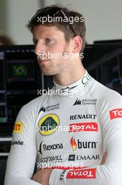 Romain Grosjean (FRA), Lotus F1 Team  07.11.2014. Formula 1 World Championship, Rd 18, Brazilian Grand Prix, Sao Paulo, Brazil, Practice Day.