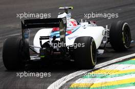 Felipe Nasr (BRA) Williams FW36 Test and Reserve Driver. 07.11.2014. Formula 1 World Championship, Rd 18, Brazilian Grand Prix, Sao Paulo, Brazil, Practice Day.