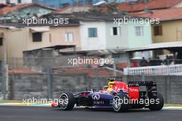 Sebastian Vettel (GER) Red Bull Racing RB10. 07.11.2014. Formula 1 World Championship, Rd 18, Brazilian Grand Prix, Sao Paulo, Brazil, Practice Day.