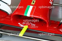 Ferrari F14-T front wing sensor equipment. 07.11.2014. Formula 1 World Championship, Rd 18, Brazilian Grand Prix, Sao Paulo, Brazil, Practice Day.