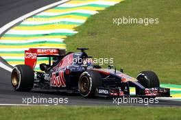 Max Verstappen (NLD) Scuderia Toro Rosso STR9 Test Driver. 07.11.2014. Formula 1 World Championship, Rd 18, Brazilian Grand Prix, Sao Paulo, Brazil, Practice Day.