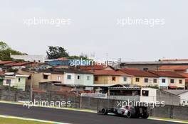 Esteban Gutierrez (MEX) Sauber C33. 07.11.2014. Formula 1 World Championship, Rd 18, Brazilian Grand Prix, Sao Paulo, Brazil, Practice Day.