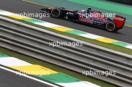 Daniil Kvyat (RUS), Scuderia Toro Rosso  07.11.2014. Formula 1 World Championship, Rd 18, Brazilian Grand Prix, Sao Paulo, Brazil, Practice Day.