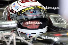 Kevin Magnussen (DEN), McLaren F1  07.11.2014. Formula 1 World Championship, Rd 18, Brazilian Grand Prix, Sao Paulo, Brazil, Practice Day.