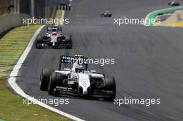 Valtteri Bottas (FIN), Williams F1 Team  09.11.2014. Formula 1 World Championship, Rd 18, Brazilian Grand Prix, Sao Paulo, Brazil, Race Day.