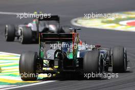 Nico Hulkenberg (GER), Sahara Force India  09.11.2014. Formula 1 World Championship, Rd 18, Brazilian Grand Prix, Sao Paulo, Brazil, Race Day.