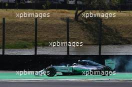 Lewis Hamilton (GBR) Mercedes AMG F1 W05 off the circuit 09.11.2014. Formula 1 World Championship, Rd 18, Brazilian Grand Prix, Sao Paulo, Brazil, Race Day.