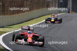 Fernando Alonso (ESP), Scuderia Ferrari  09.11.2014. Formula 1 World Championship, Rd 18, Brazilian Grand Prix, Sao Paulo, Brazil, Race Day.
