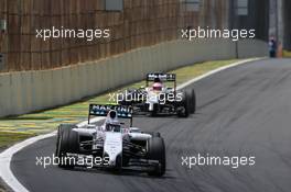 Valtteri Bottas (FIN), Williams F1 Team  09.11.2014. Formula 1 World Championship, Rd 18, Brazilian Grand Prix, Sao Paulo, Brazil, Race Day.