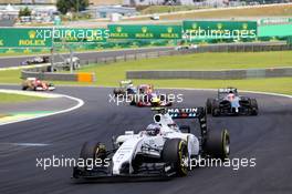 Valtteri Bottas (FIN) Williams FW36. 09.11.2014. Formula 1 World Championship, Rd 18, Brazilian Grand Prix, Sao Paulo, Brazil, Race Day.