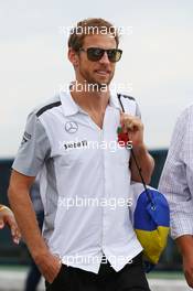 Jenson Button (GBR) McLaren. 08.11.2014. Formula 1 World Championship, Rd 18, Brazilian Grand Prix, Sao Paulo, Brazil, Qualifying Day.