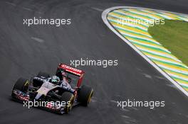 Jean-Eric Vergne (FRA), Scuderia Toro Rosso   08.11.2014. Formula 1 World Championship, Rd 18, Brazilian Grand Prix, Sao Paulo, Brazil, Qualifying Day.
