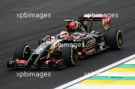 Pastor Maldonado (VEN) Lotus F1 E21. 08.11.2014. Formula 1 World Championship, Rd 18, Brazilian Grand Prix, Sao Paulo, Brazil, Qualifying Day.