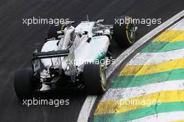 Lewis Hamilton (GBR) Mercedes AMG F1 W05. 08.11.2014. Formula 1 World Championship, Rd 18, Brazilian Grand Prix, Sao Paulo, Brazil, Qualifying Day.