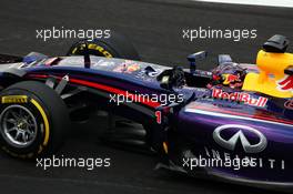 Sebastian Vettel (GER) Red Bull Racing RB10. 08.11.2014. Formula 1 World Championship, Rd 18, Brazilian Grand Prix, Sao Paulo, Brazil, Qualifying Day.