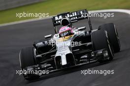 Jenson Button (GBR) McLaren MP4-29. 08.11.2014. Formula 1 World Championship, Rd 18, Brazilian Grand Prix, Sao Paulo, Brazil, Qualifying Day.