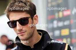 Romain Grosjean (FRA) Lotus F1 Team. 08.11.2014. Formula 1 World Championship, Rd 18, Brazilian Grand Prix, Sao Paulo, Brazil, Qualifying Day.