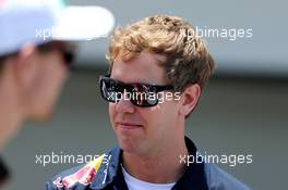 Sebastian Vettel (GER), Red Bull Racing  09.11.2014. Formula 1 World Championship, Rd 18, Brazilian Grand Prix, Sao Paulo, Brazil, Race Day.