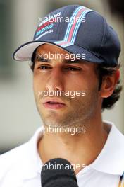 Felipe Nasr (BRA) Williams Test and Reserve Driver. 06.11.2014. Formula 1 World Championship, Rd 18, Brazilian Grand Prix, Sao Paulo, Brazil, Preparation Day.