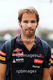 Jean-Eric Vergne (FRA) Scuderia Toro Rosso. 06.11.2014. Formula 1 World Championship, Rd 18, Brazilian Grand Prix, Sao Paulo, Brazil, Preparation Day.