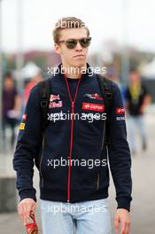 Daniil Kvyat (RUS) Scuderia Toro Rosso. 06.11.2014. Formula 1 World Championship, Rd 18, Brazilian Grand Prix, Sao Paulo, Brazil, Preparation Day.