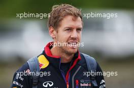 Sebastian Vettel (GER) Red Bull Racing. 06.06.2014. Formula 1 World Championship, Rd 7, Canadian Grand Prix, Montreal, Canada, Practice Day.