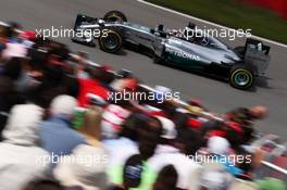 Lewis Hamilton (GBR) Mercedes AMG F1 W05. 06.06.2014. Formula 1 World Championship, Rd 7, Canadian Grand Prix, Montreal, Canada, Practice Day.