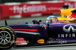 Sebastian Vettel (GER) Red Bull Racing RB10. 06.06.2014. Formula 1 World Championship, Rd 7, Canadian Grand Prix, Montreal, Canada, Practice Day.