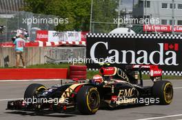 Pastor Maldonado (VEN) Lotus F1 E21. 06.06.2014. Formula 1 World Championship, Rd 7, Canadian Grand Prix, Montreal, Canada, Practice Day.