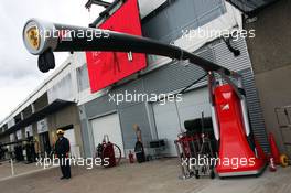 Ferrari pit stop equipment. 06.06.2014. Formula 1 World Championship, Rd 7, Canadian Grand Prix, Montreal, Canada, Practice Day.