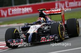 Daniil Kvyat (RUS) Scuderia Toro Rosso STR9. 06.06.2014. Formula 1 World Championship, Rd 7, Canadian Grand Prix, Montreal, Canada, Practice Day.