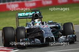 Lewis Hamilton (GBR) Mercedes AMG F1 W05. 06.06.2014. Formula 1 World Championship, Rd 7, Canadian Grand Prix, Montreal, Canada, Practice Day.