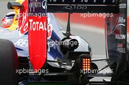 Daniel Ricciardo (AUS) Red Bull Racing RB10 exhaust detail. 06.06.2014. Formula 1 World Championship, Rd 7, Canadian Grand Prix, Montreal, Canada, Practice Day.