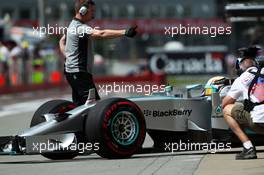 Lewis Hamilton (GBR) Mercedes AMG F1 W05. 06.06.2014. Formula 1 World Championship, Rd 7, Canadian Grand Prix, Montreal, Canada, Practice Day.