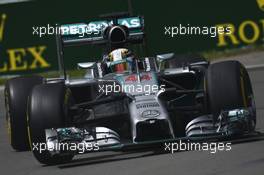 Lewis Hamilton (GBR) Mercedes AMG F1 W05. 06.06.2014. Formula 1 World Championship, Rd 7, Canadian Grand Prix, Montreal, Canada, Practice Day.