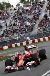 Fernando Alonso (ESP) Ferrari F14-T. 06.06.2014. Formula 1 World Championship, Rd 7, Canadian Grand Prix, Montreal, Canada, Practice Day.
