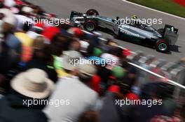 Nico Rosberg (GER) Mercedes AMG F1 W05. 06.06.2014. Formula 1 World Championship, Rd 7, Canadian Grand Prix, Montreal, Canada, Practice Day.