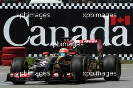 Romain Grosjean (FRA) Lotus F1 E22. 06.06.2014. Formula 1 World Championship, Rd 7, Canadian Grand Prix, Montreal, Canada, Practice Day.